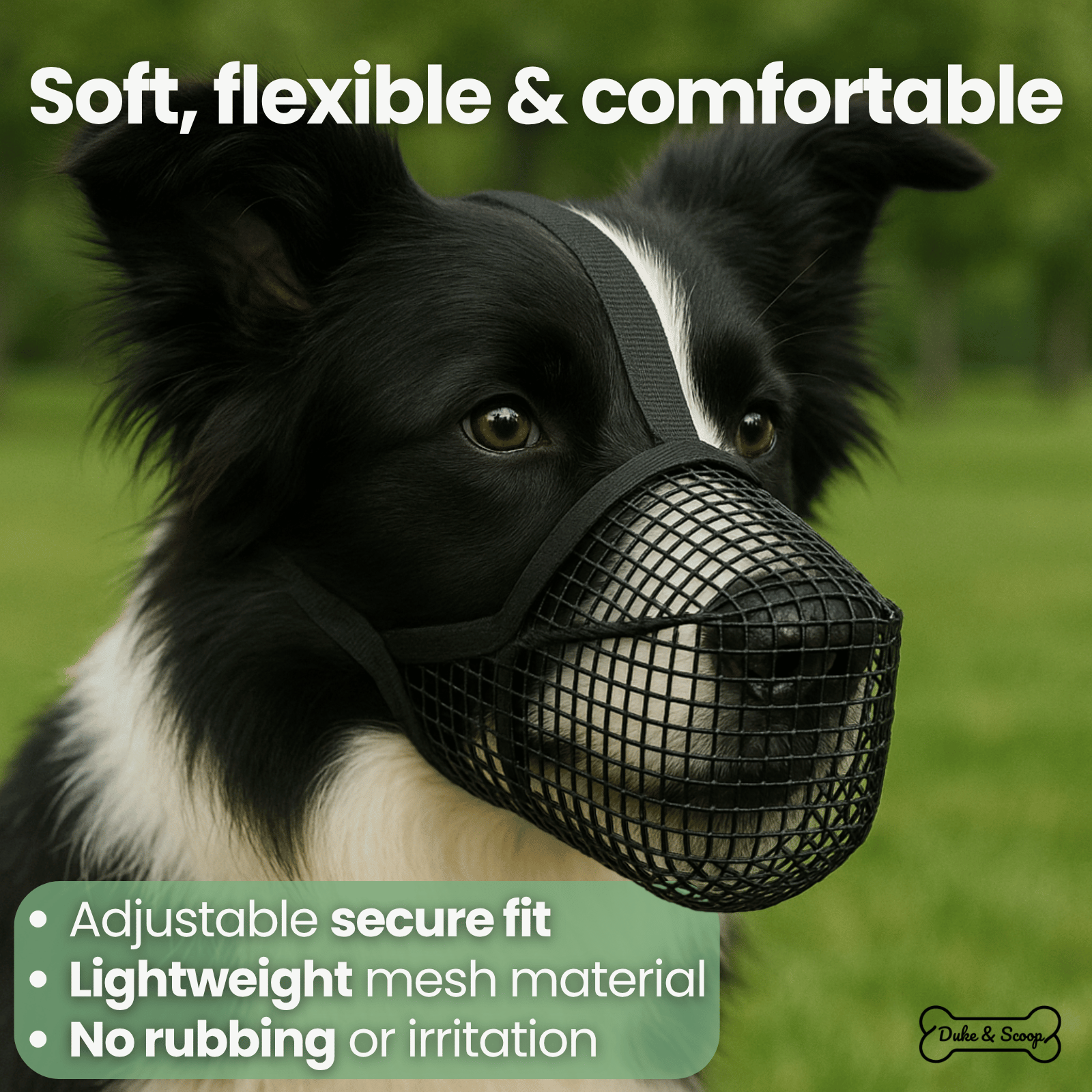 FlexGuard Breathable Dog Muzzle