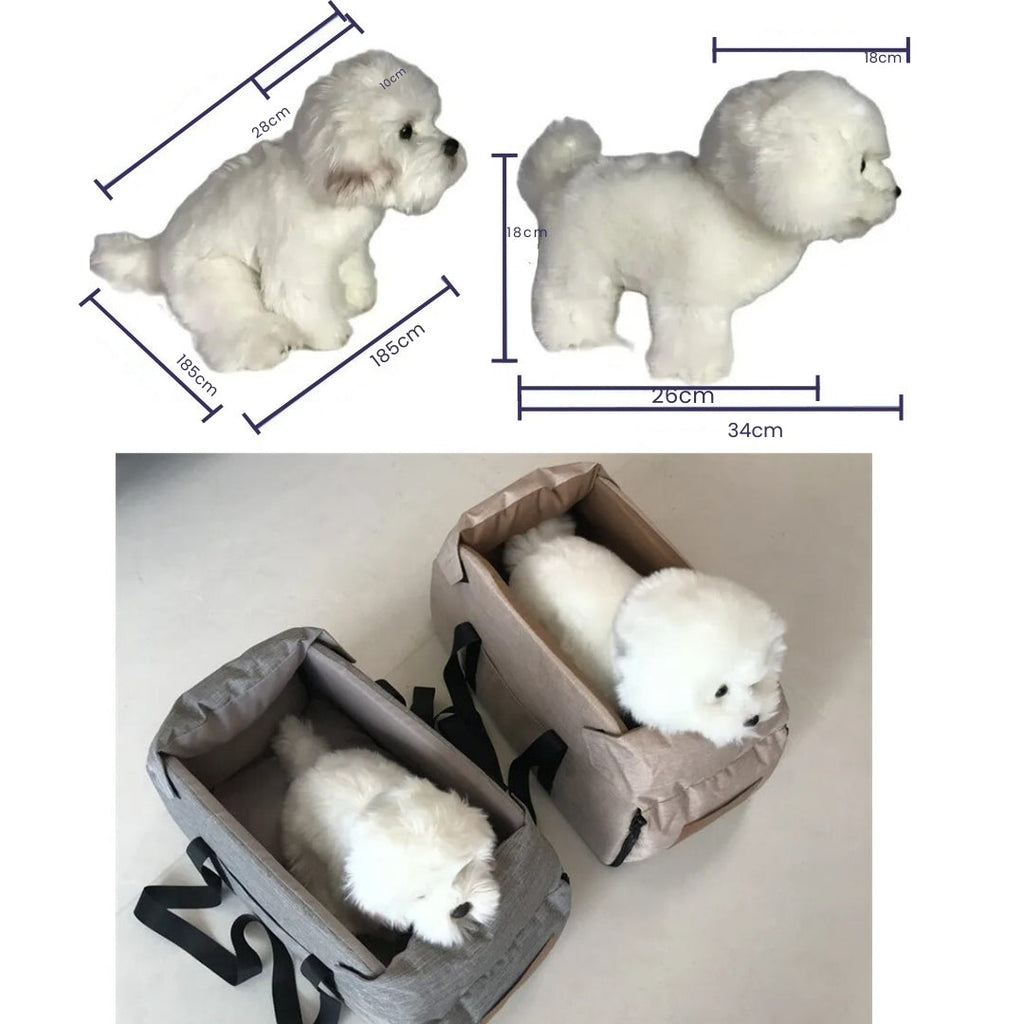 TravelNest Pet Car Seat - Portable Booster Cushion for Pets