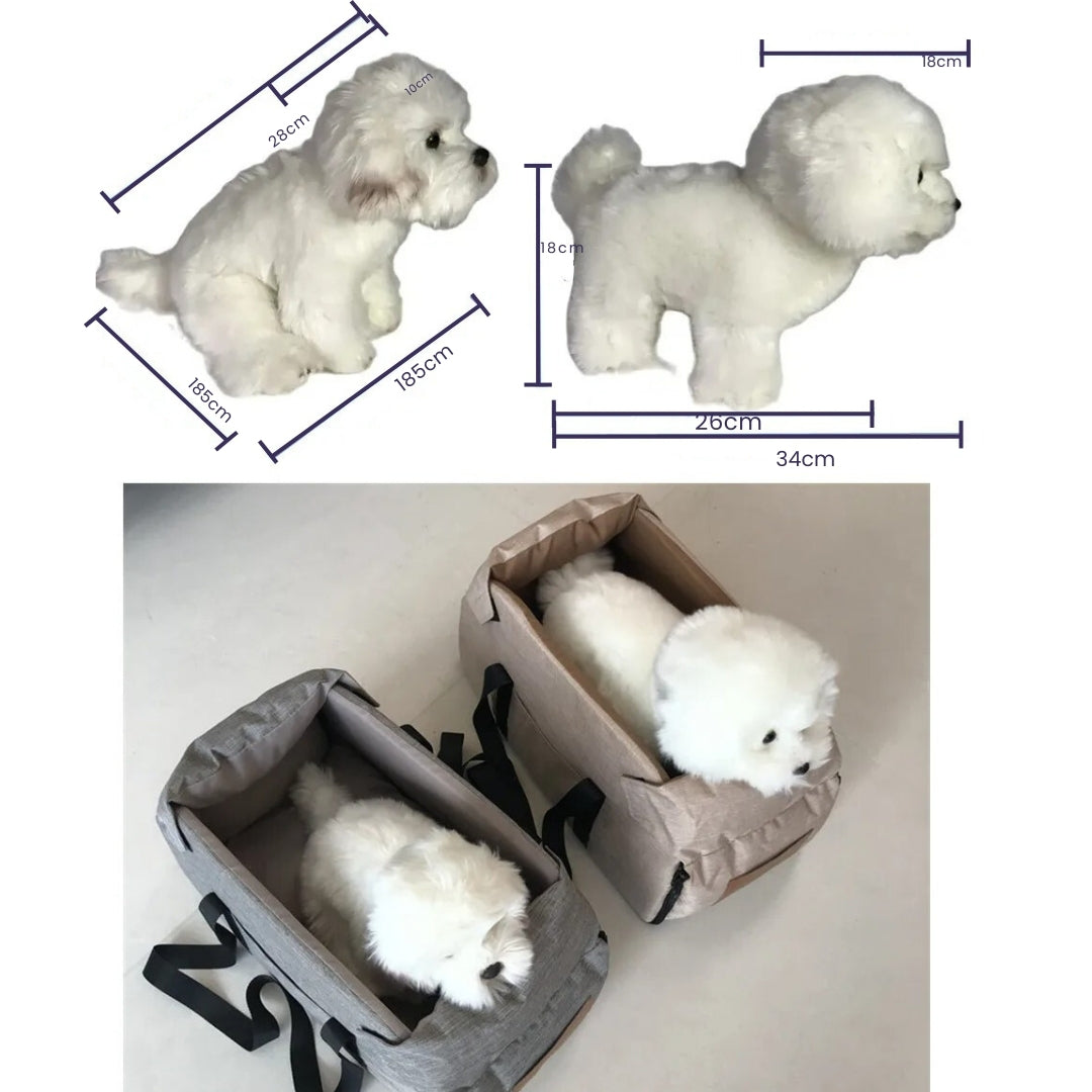 TravelNest Pet Car Seat - Portable Booster Cushion for Pets