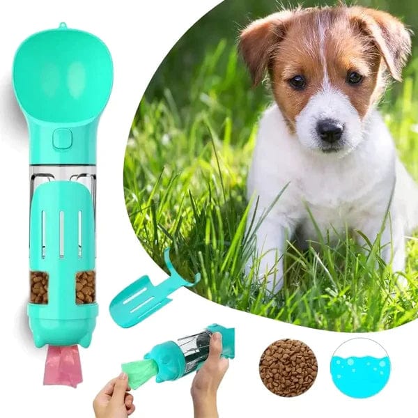 TrailSip 3-in-1 Dog Water Bottle - Travel Feeder & Bag Holder