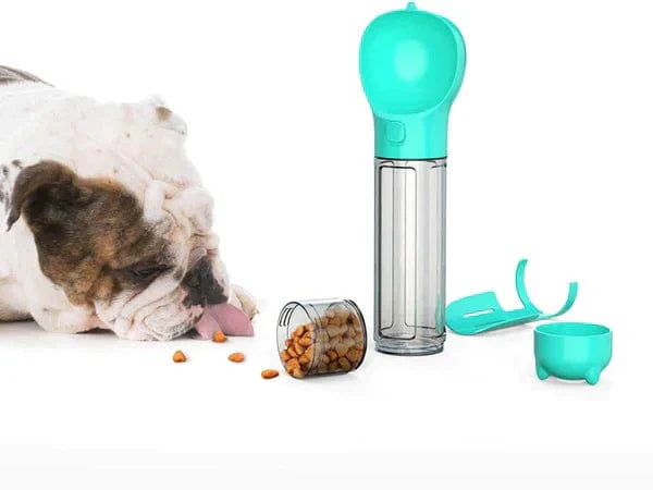 TrailSip 3-in-1 Dog Water Bottle - Travel Feeder & Bag Holder