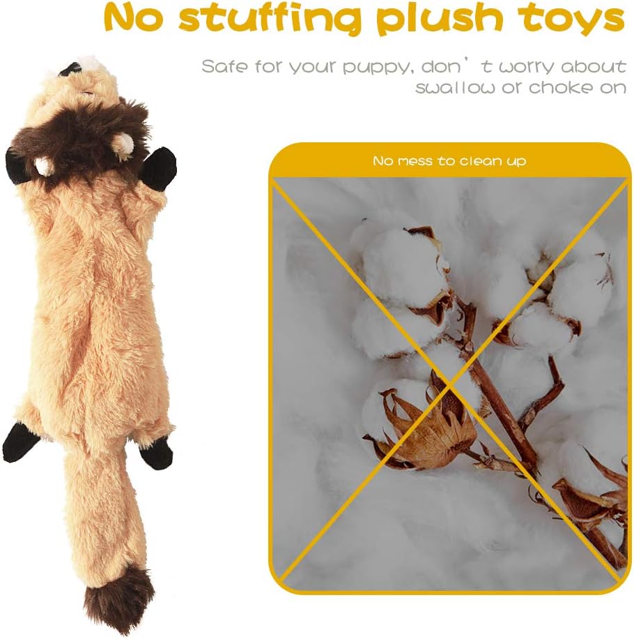 SqueakyBuddy Stuffing-Free Plush Dog Toy