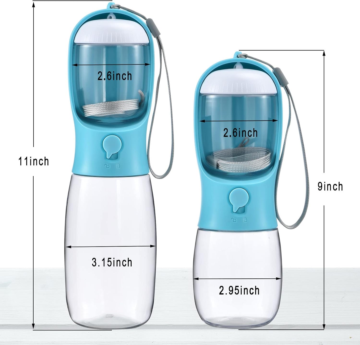 TravelSip Pet Bottle - Portable Dog Water & Food Container