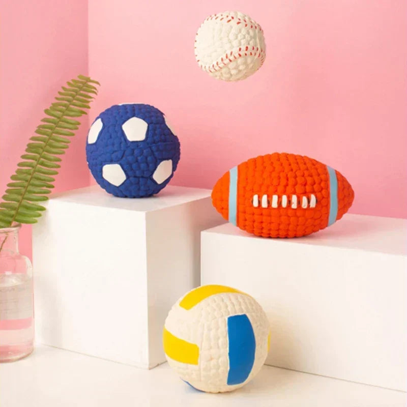 TitanBite Chew Toy - Durable Interactive Dog Chewing Ball
