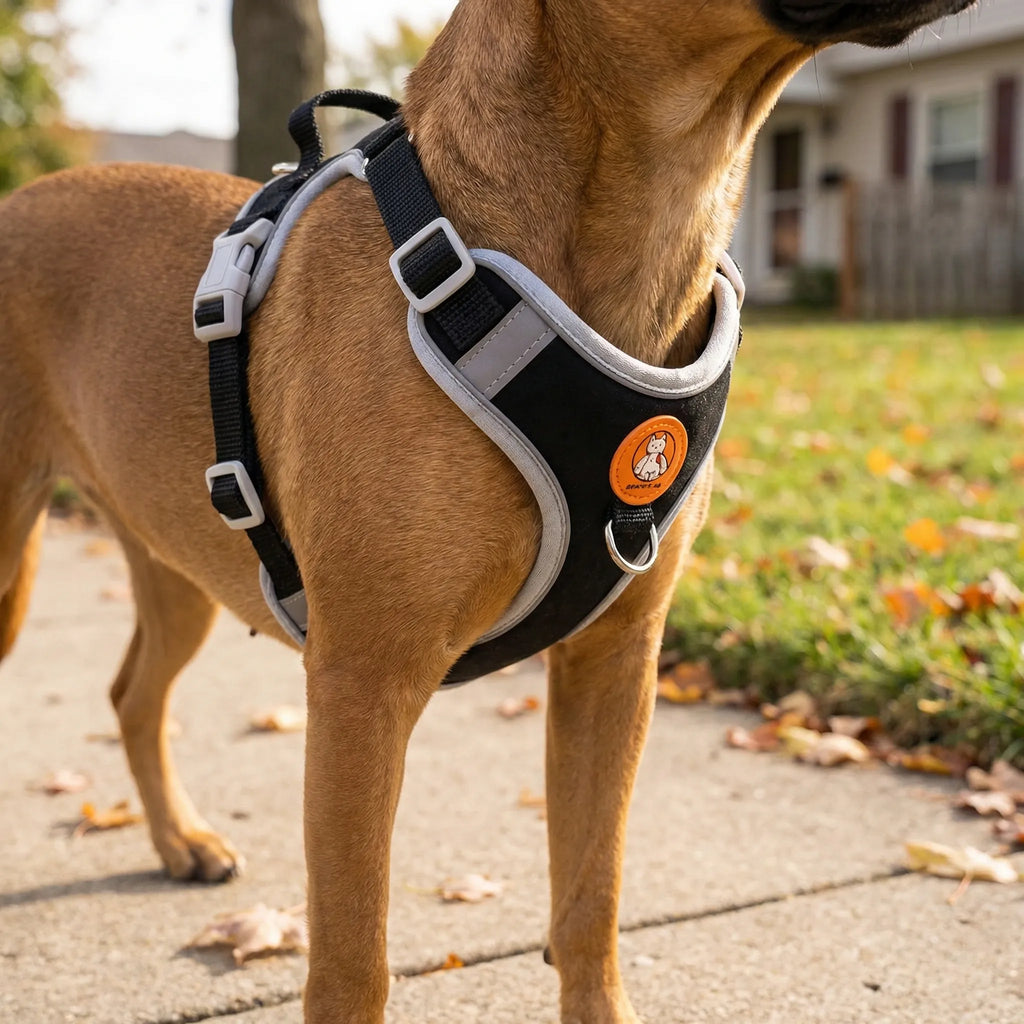 ComfortFit No-Pull Dog Harness & Lead Set for Small & Medium Dogs
