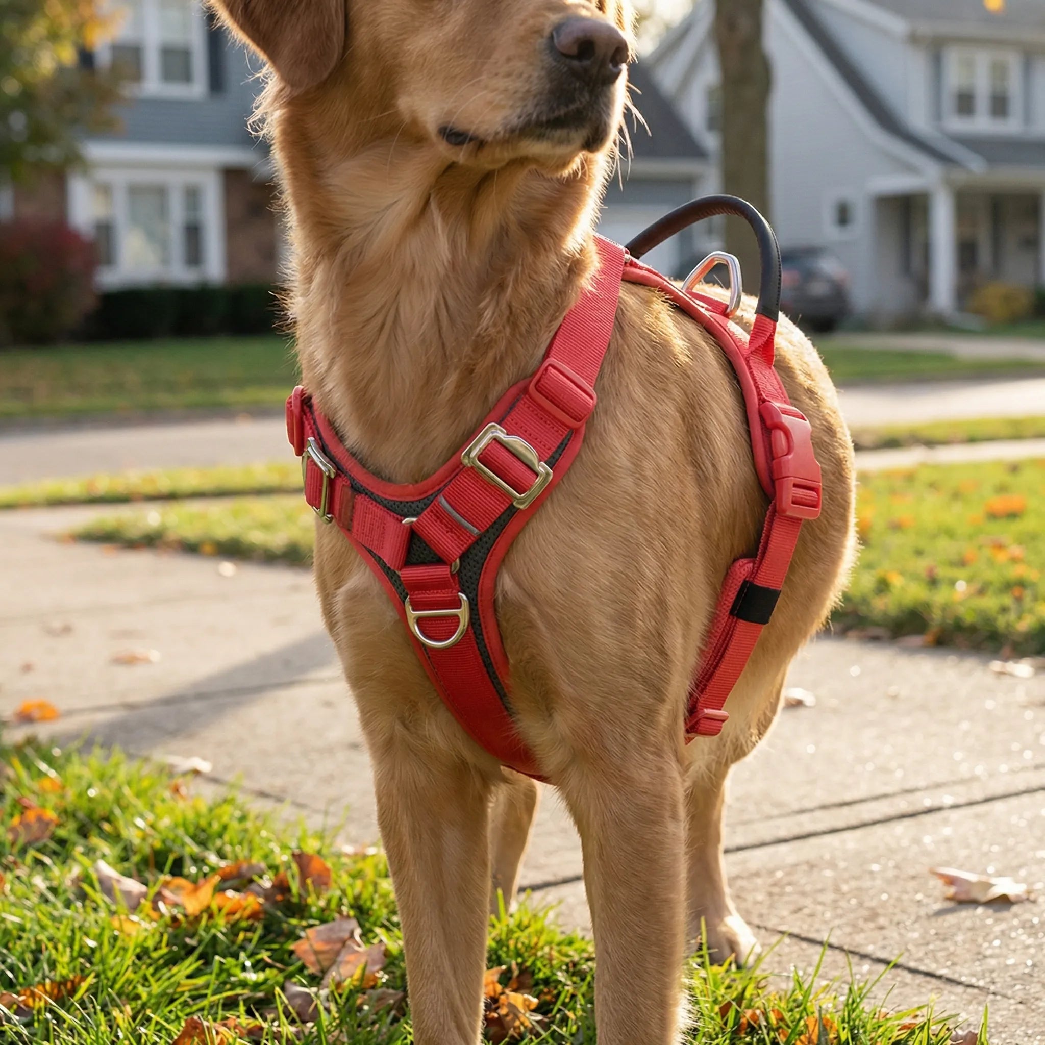 ControlFit Adjustable Dog Harness with Front Clip and Handle