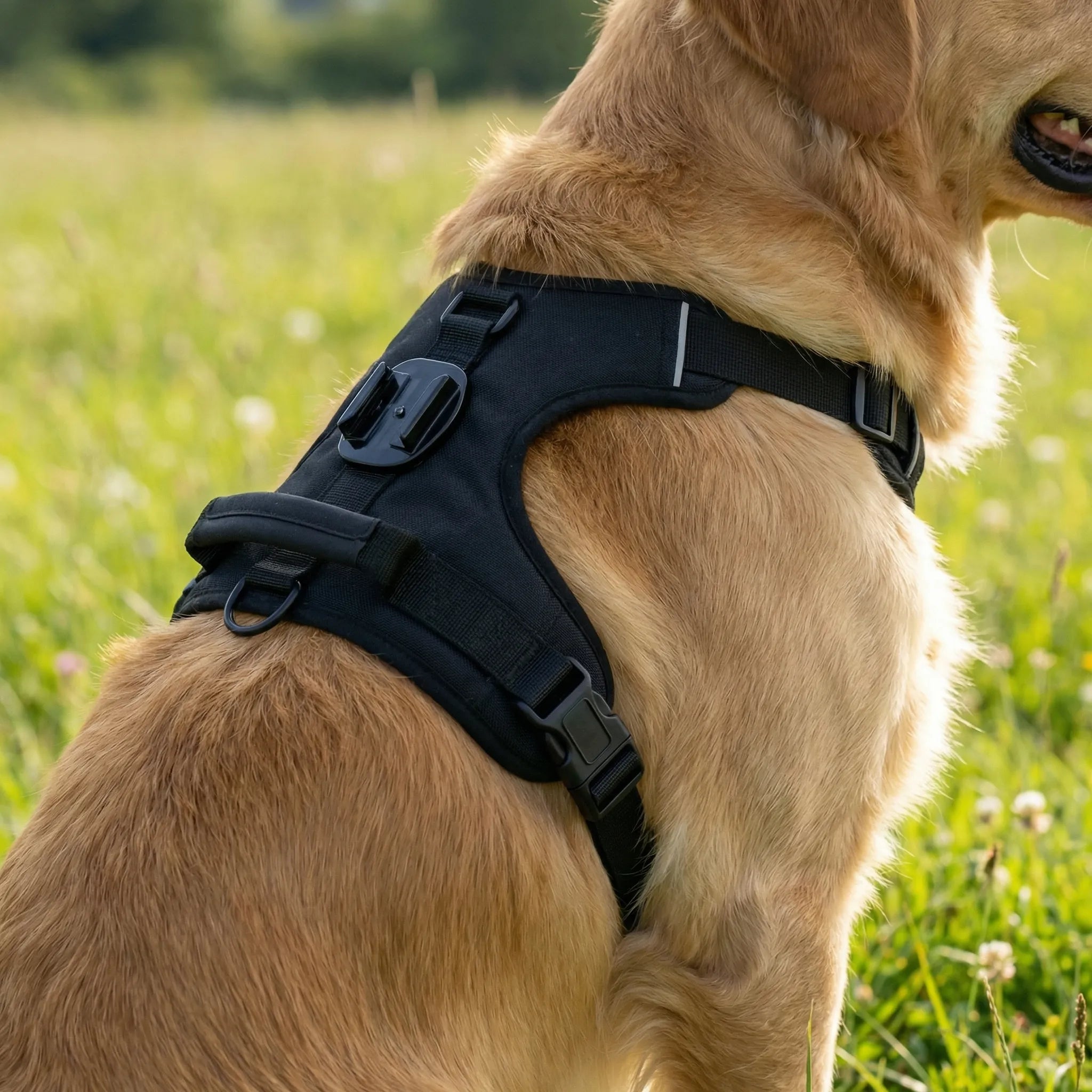 PetView Adjustable Action Camera Harness for Dogs and Cats