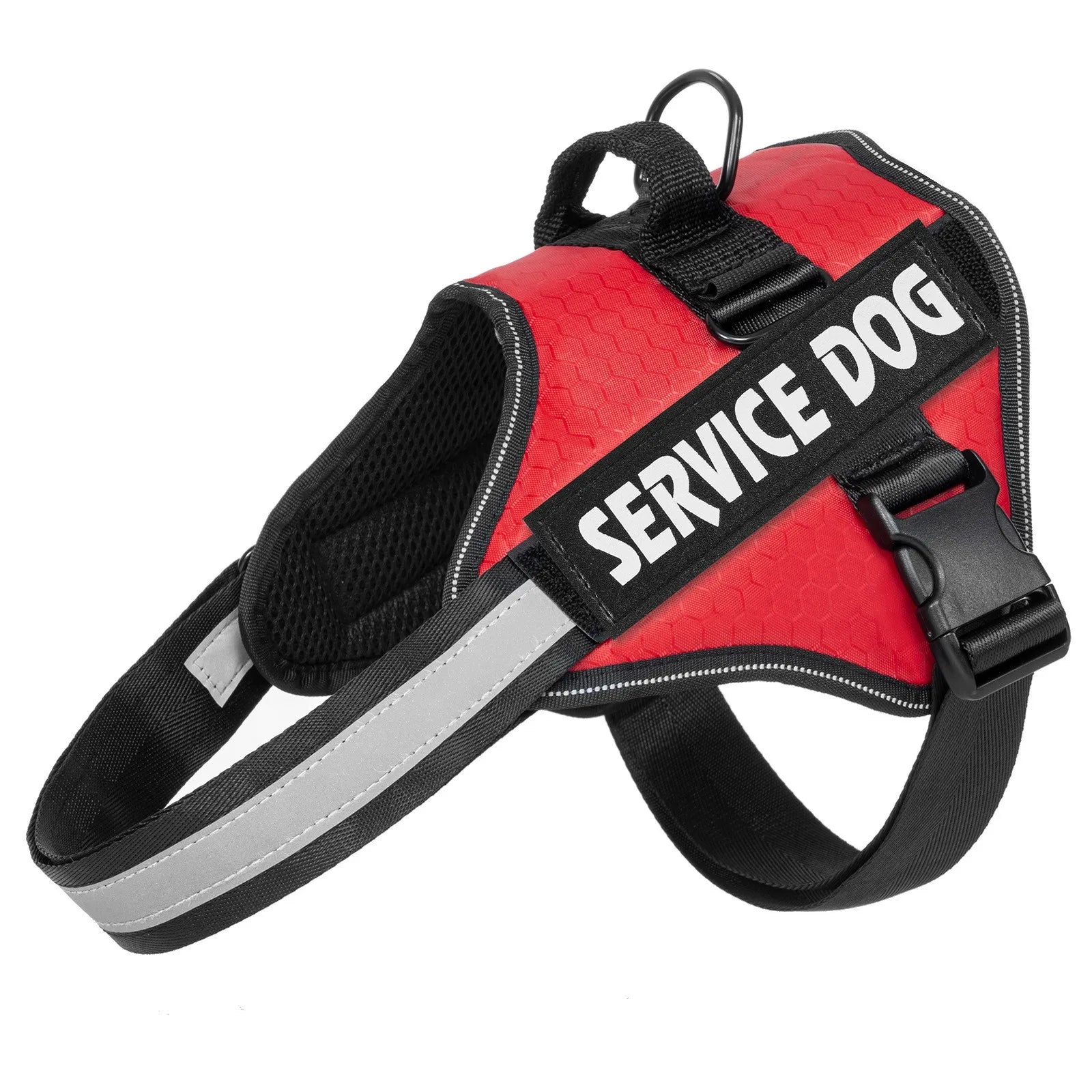 TacticalFit Dog Harness with Reflective Strips & Velcro Patches