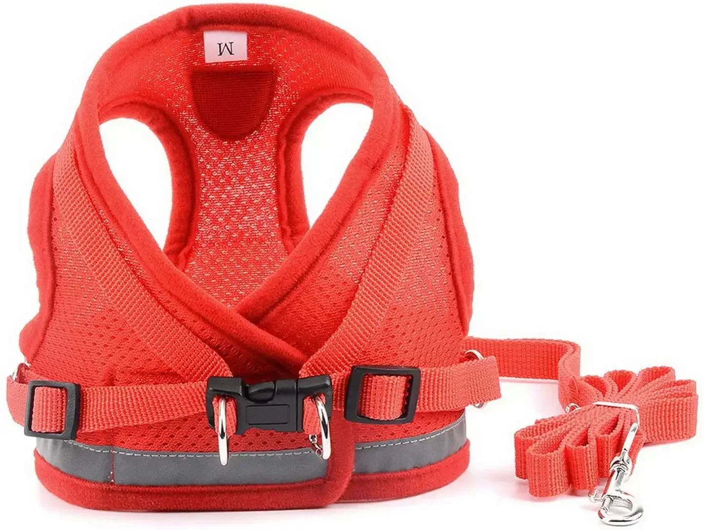 AirMesh Reflective Pet Harness and Lead Set for Small Dogs and Cats