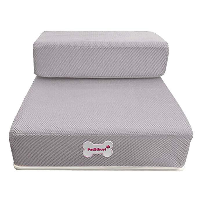 ElevoStep Pet Stairs - Soft Non-Slip Steps for Dogs & Cats