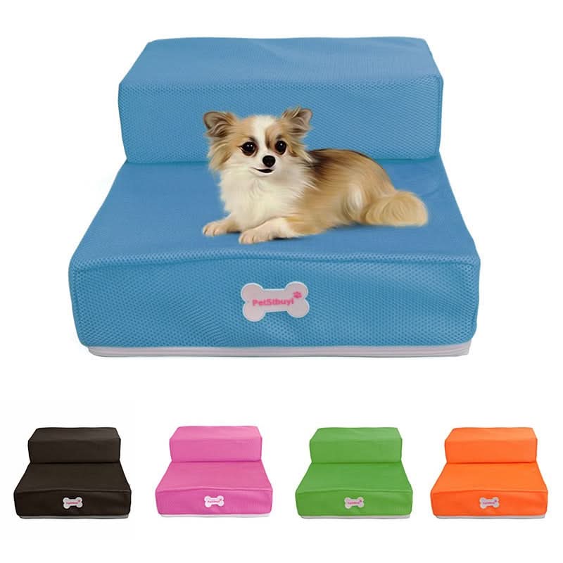 ElevoStep Pet Stairs - Soft Non-Slip Steps for Dogs & Cats