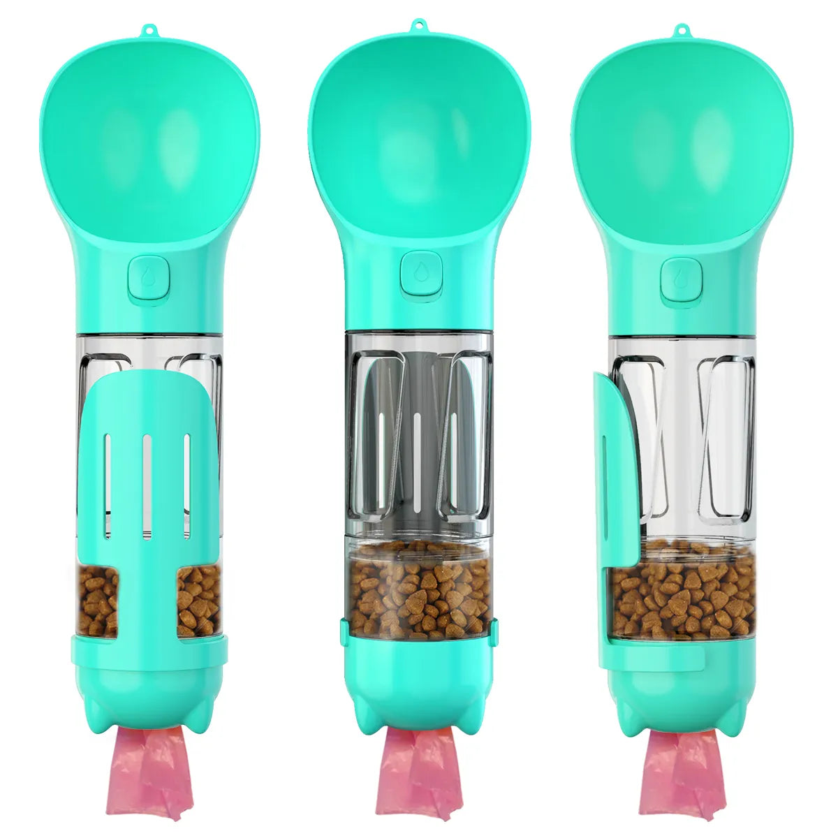 TrailSip 3-in-1 Dog Water Bottle - Travel Feeder & Bag Holder
