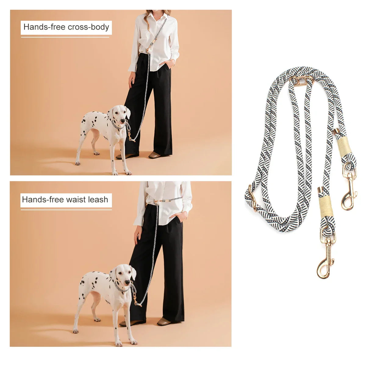 OmniLeash 10-in-1 Multifunction Dog Leash 240cm