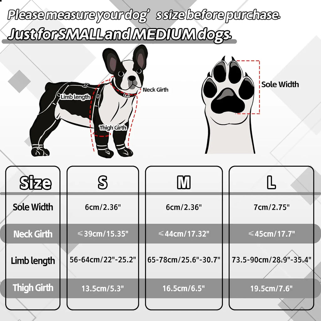 SteadyStride Anti-Slip Dog Shoes