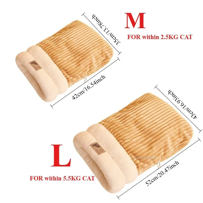 SnugTunnel Sherpa Cat Tunnel Bed