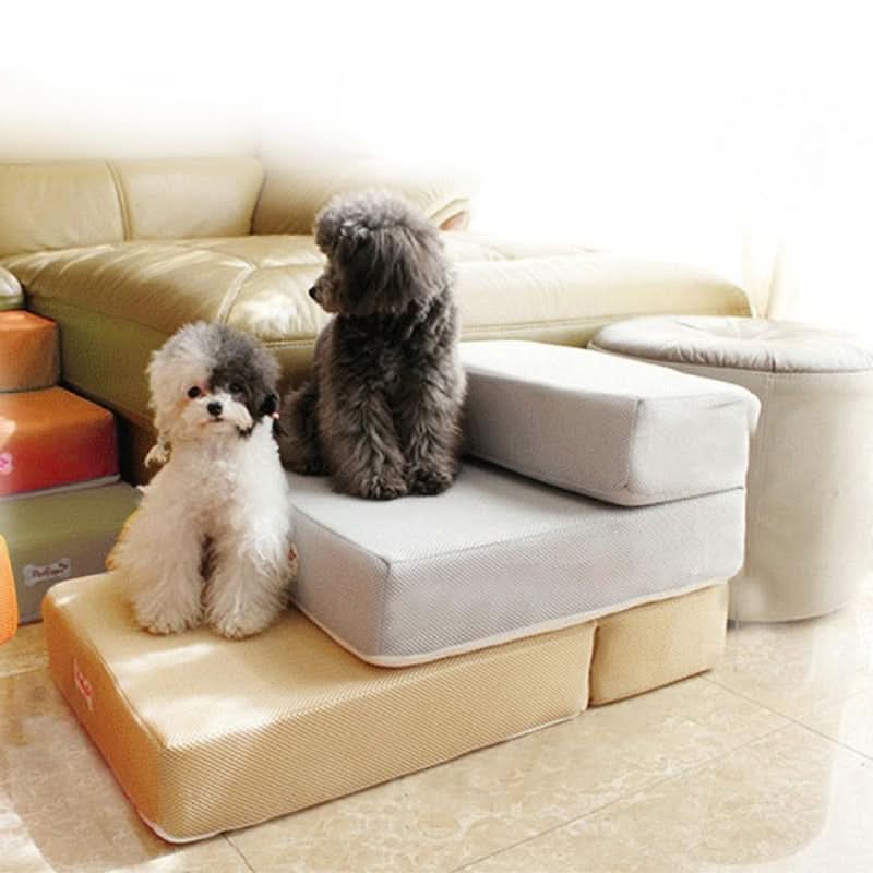 ElevoStep Pet Stairs - Soft Non-Slip Steps for Dogs & Cats