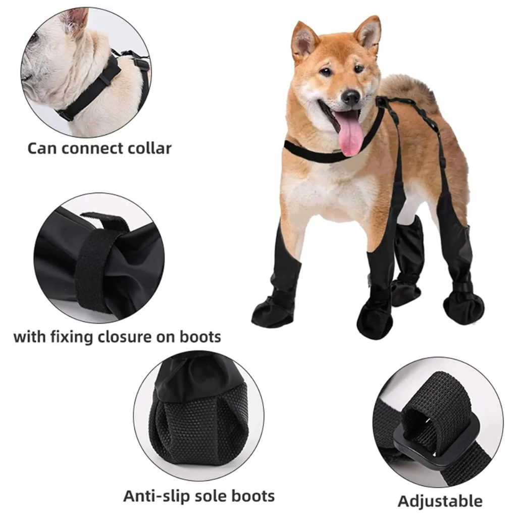 SteadyStride Anti-Slip Dog Shoes