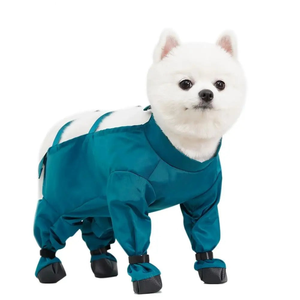 StrideStay Waterproof Dog Pants with Integrated Shoes