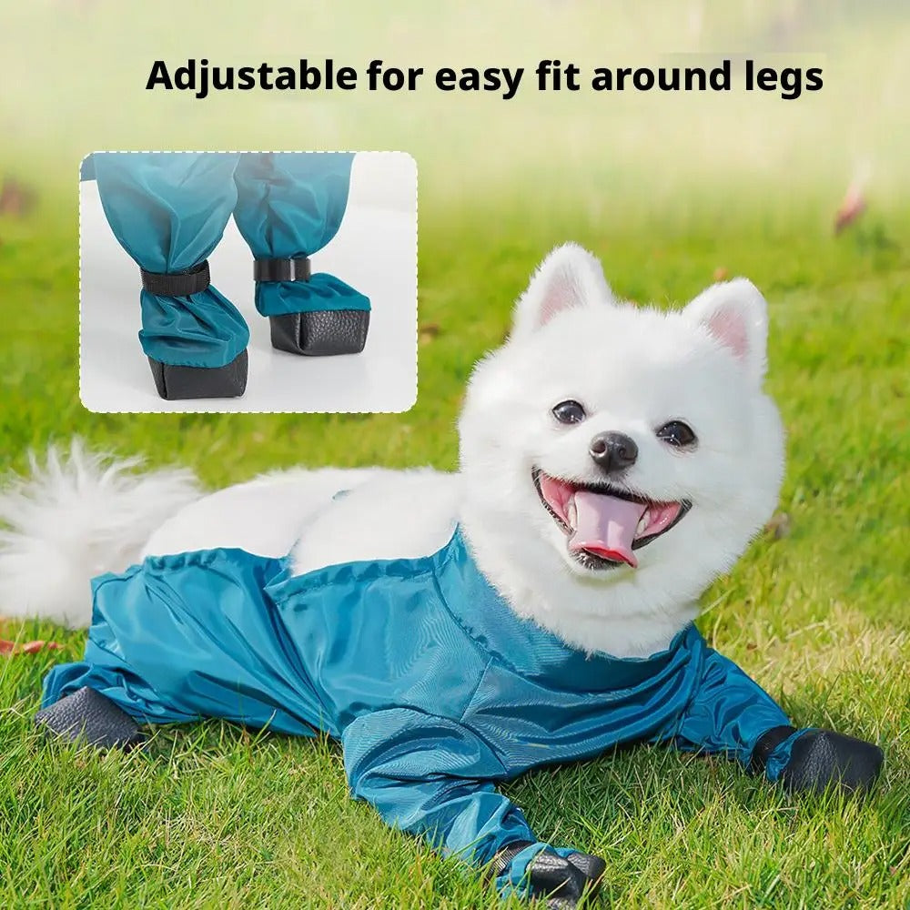 StrideStay Waterproof Dog Pants with Integrated Shoes