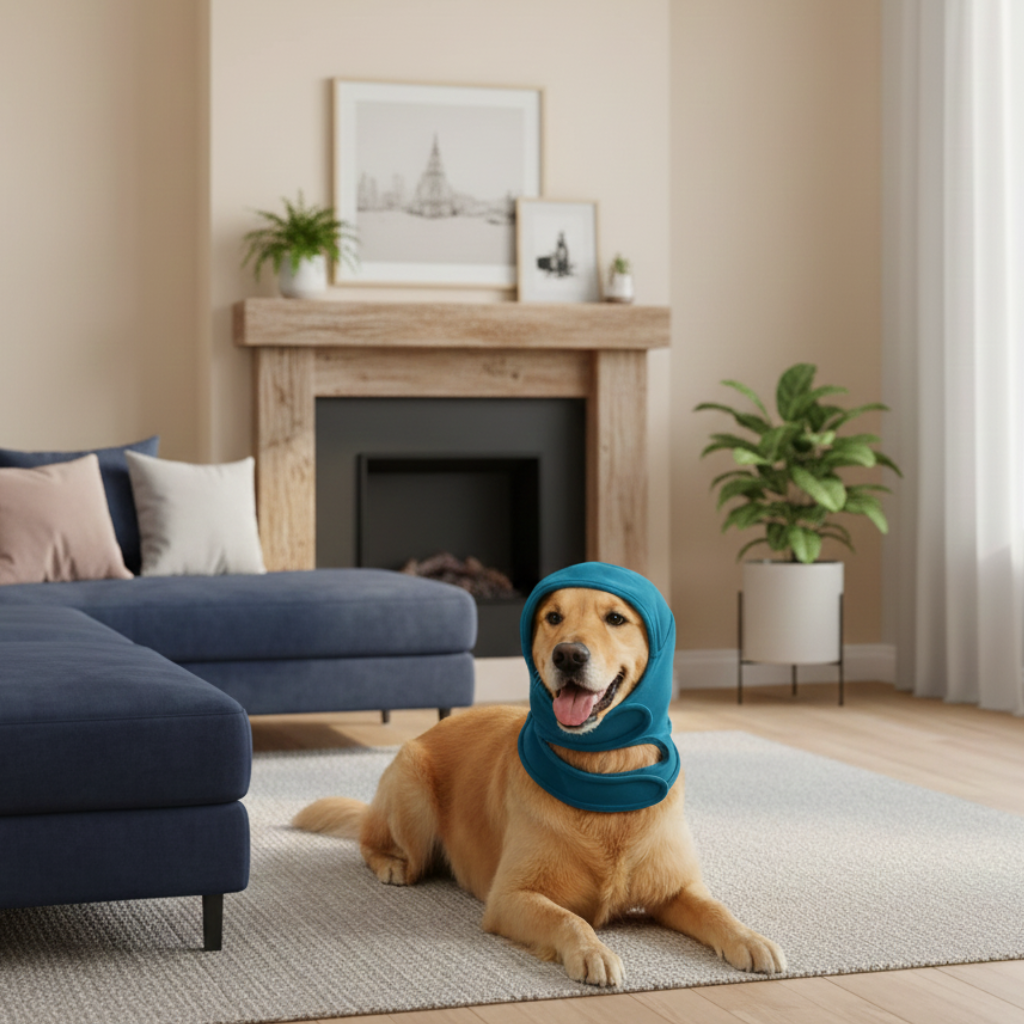 ZenWrap Adjustable Dog Scarf Hat