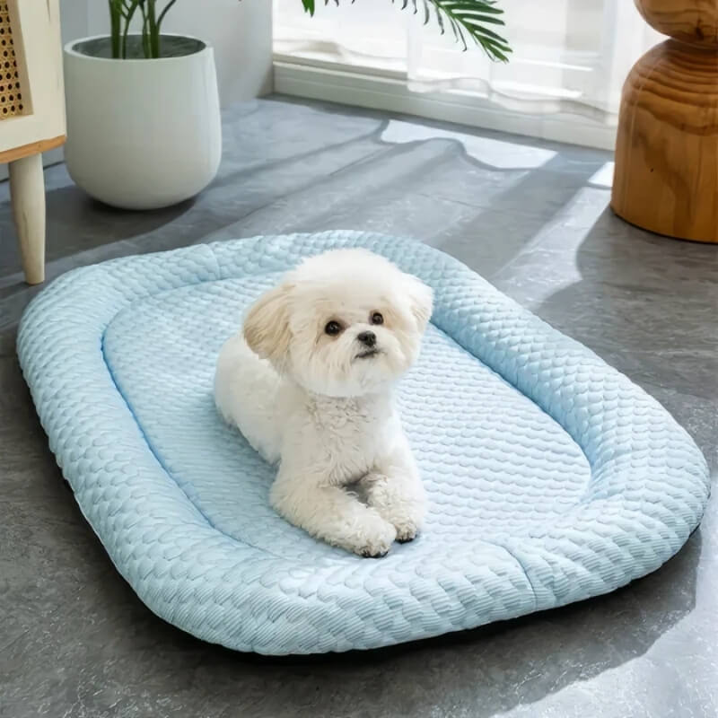 ArcticNest Cooling Dog Bed - Breathable Summer Pet Mattress