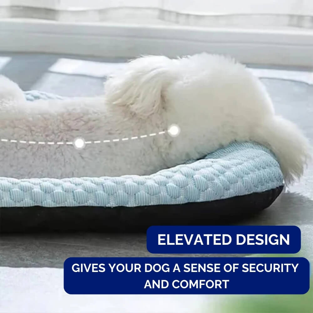 ArcticNest Cooling Dog Bed - Breathable Summer Pet Mattress