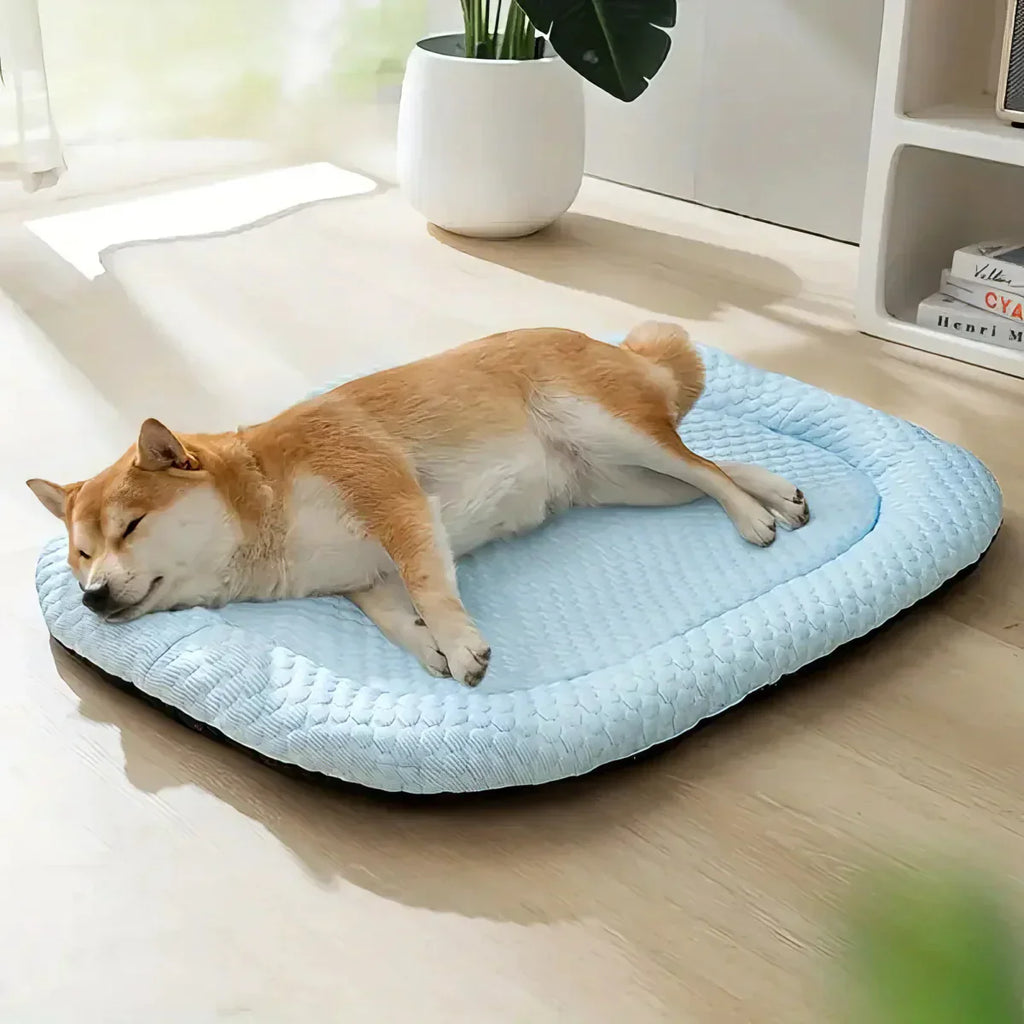 ArcticNest Cooling Dog Bed - Breathable Summer Pet Mattress