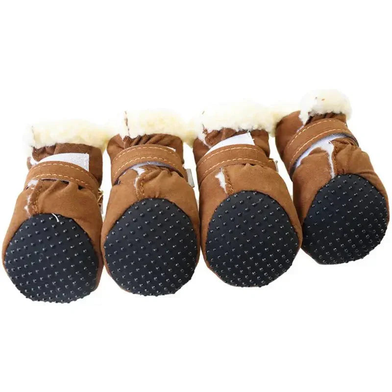 FrostTrail Dog Winter Boots - Waterproof Non-Slip Paw Shoes