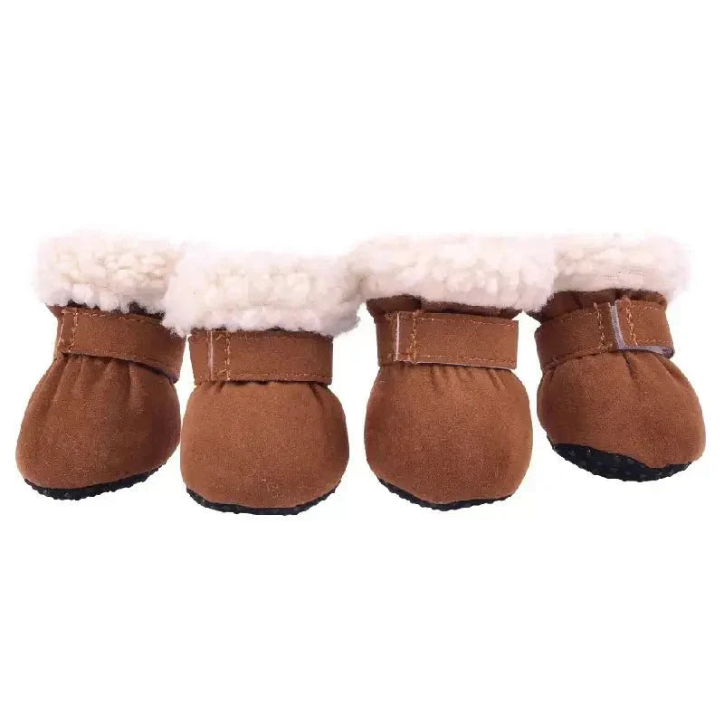 FrostTrail Dog Winter Boots - Waterproof Non-Slip Paw Shoes