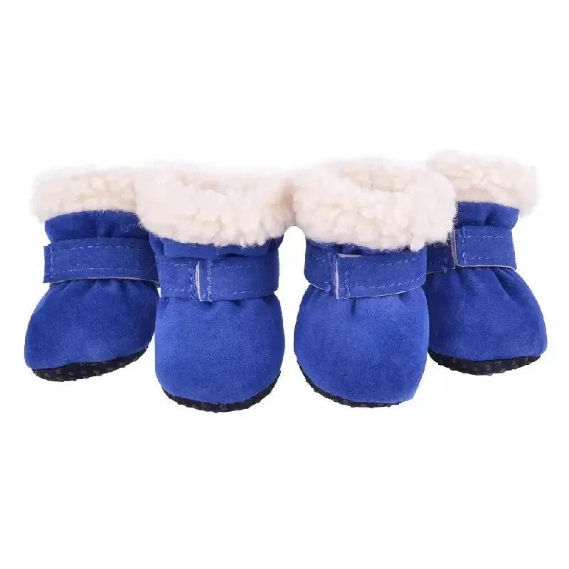 FrostTrail Dog Winter Boots - Waterproof Non-Slip Paw Shoes