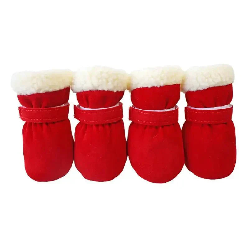 FrostTrail Dog Winter Boots - Waterproof Non-Slip Paw Shoes