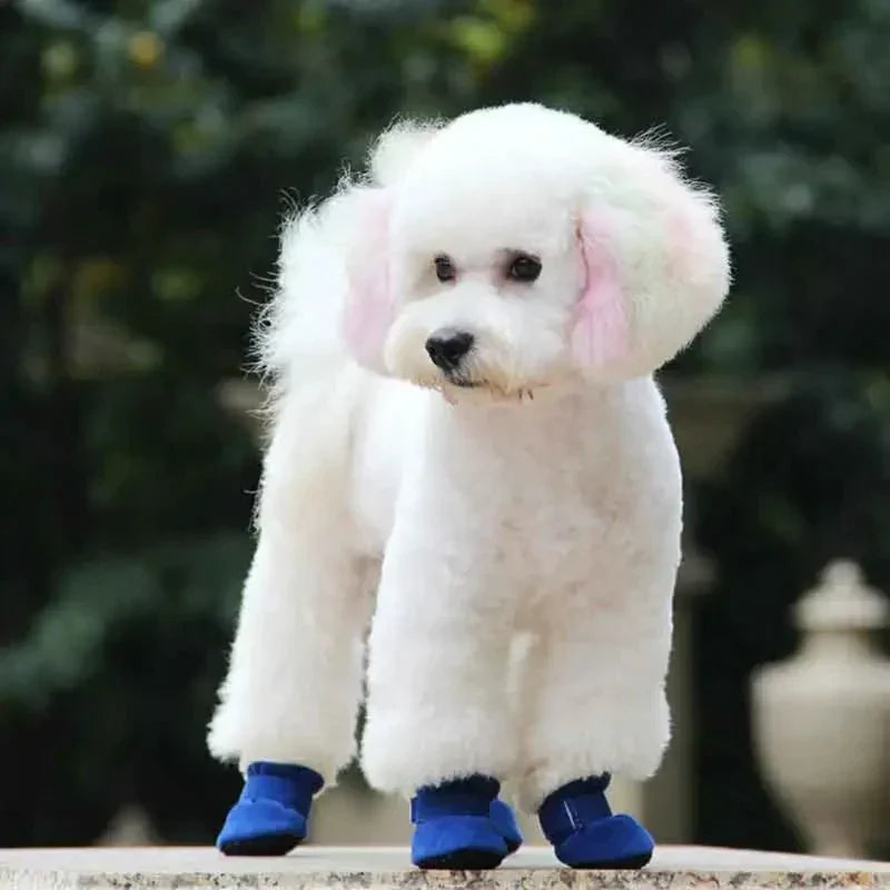 FrostTrail Dog Winter Boots - Waterproof Non-Slip Paw Shoes