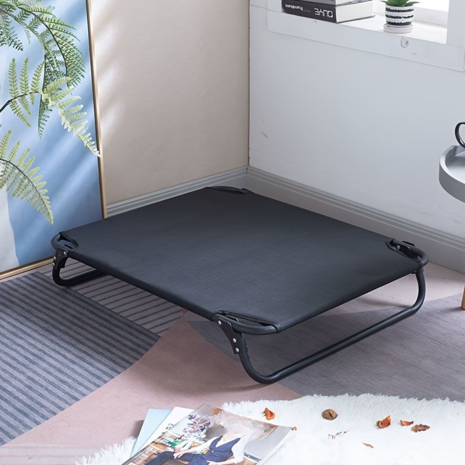 FoldEase Pet Bed - Portable Foldable Dog & Cat Travel Cushion