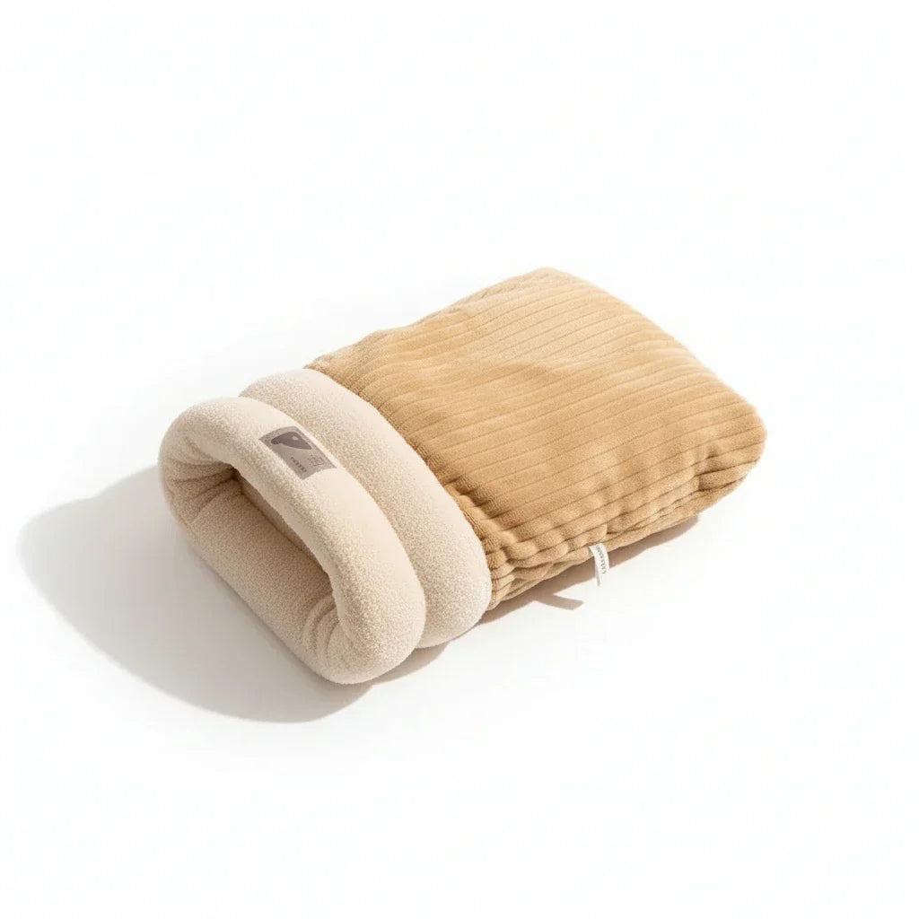 SnugTunnel Sherpa Cat Tunnel Bed