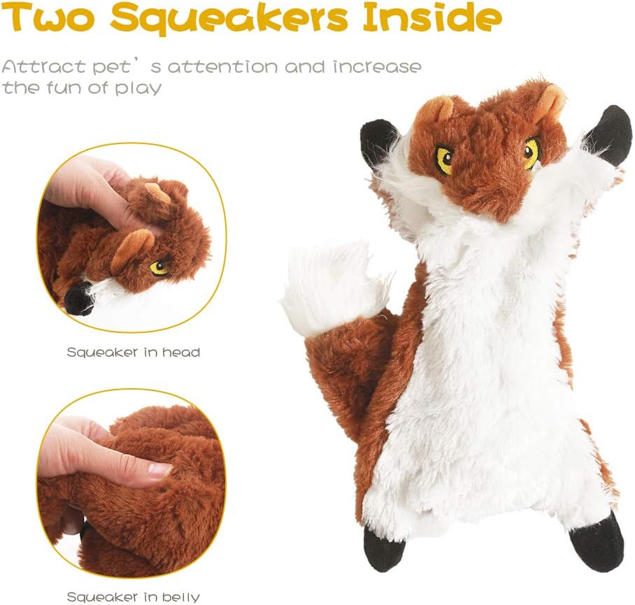 SqueakyBuddy Stuffing-Free Plush Dog Toy