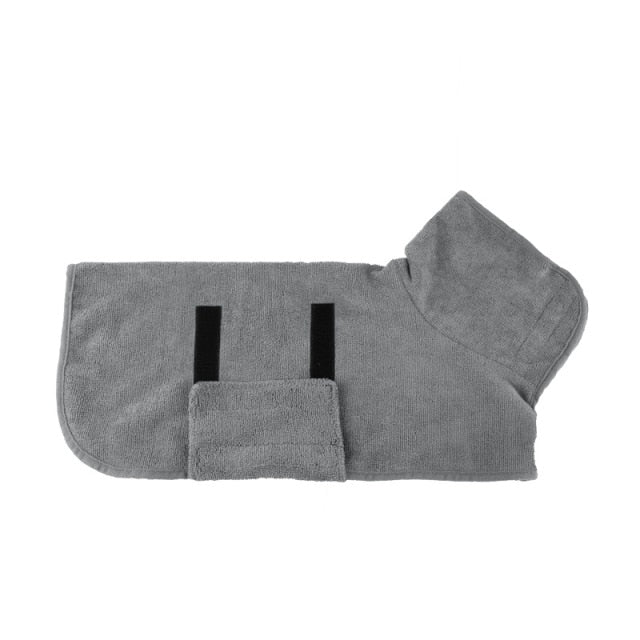 DryComfort Dog Bathrobe - Quick Dry Pet Bath Coat