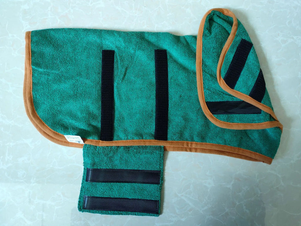 DryComfort Dog Bathrobe - Quick Dry Pet Bath Coat
