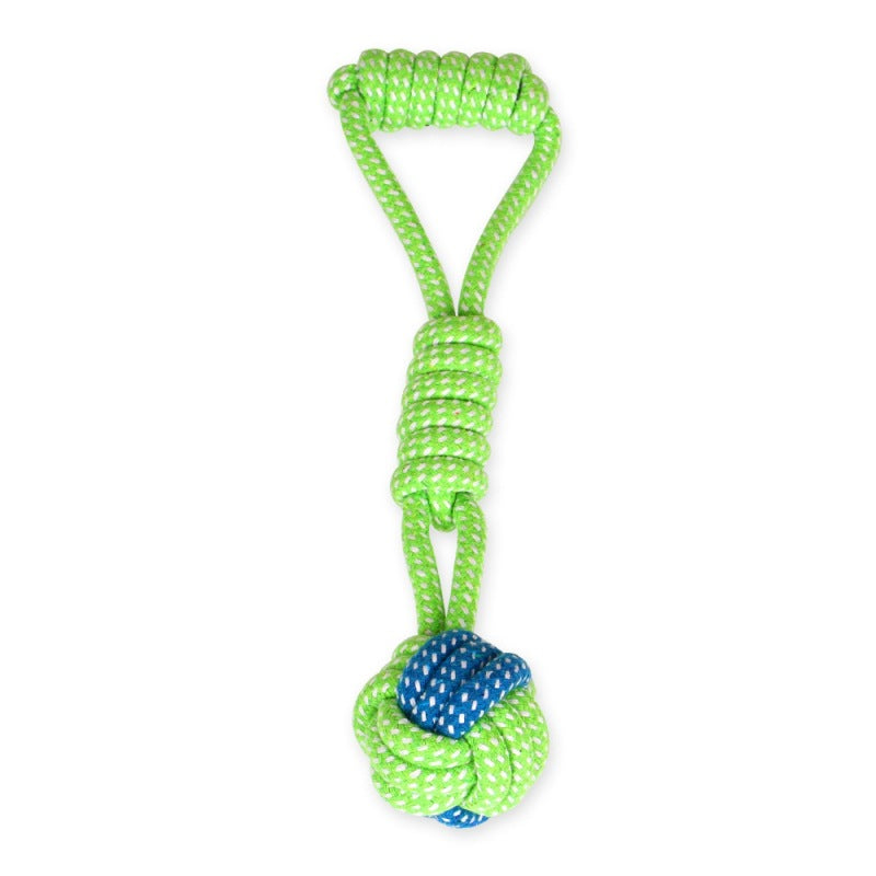 TugSphere Rope Dog Toy - Durable Cotton Tug & Fetch Ball