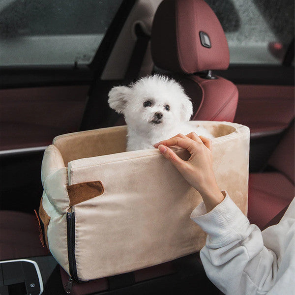 CozyCruise Travel Crate - Portable Dog Car Seat Bed