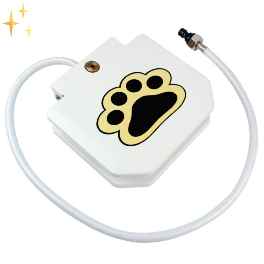 AquaTap Interactive Dog Fountain - Outdoor Paw Water Sprayer