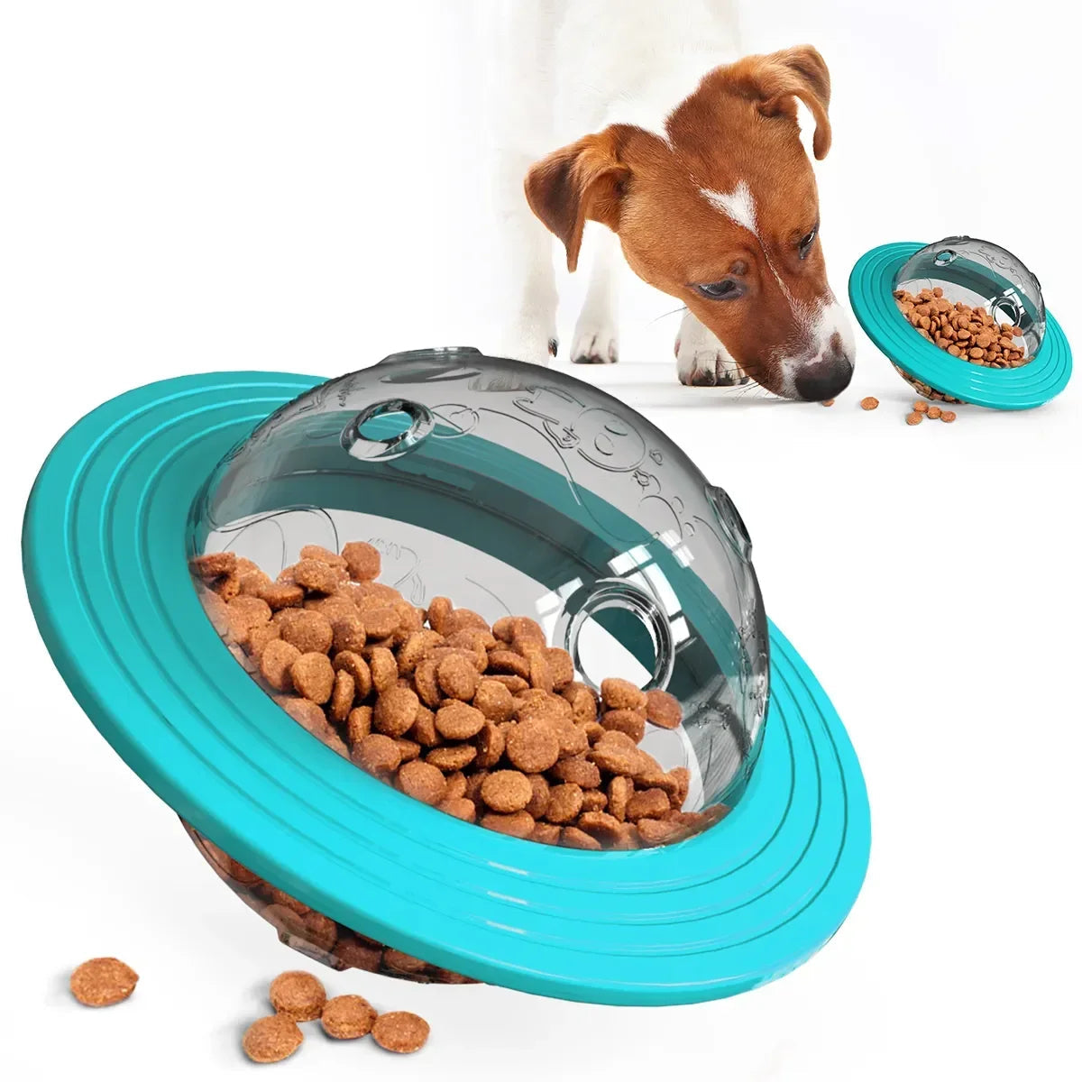 SnackOrbit Interactive Dog Toy with Treat Dispenser