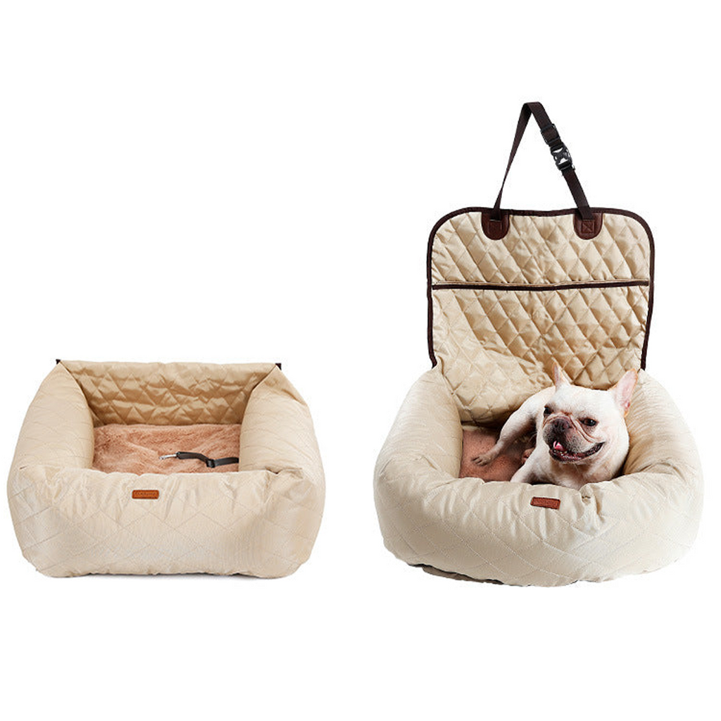 TravelGuard Pet Car Bed - Secure Dog Booster Seat for Cars