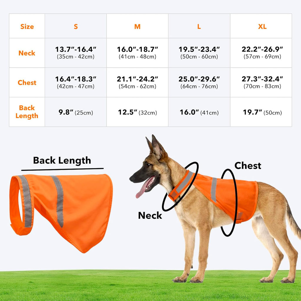 NightGuard Reflective Dog Vest - Adjustable High Visibility Jacket