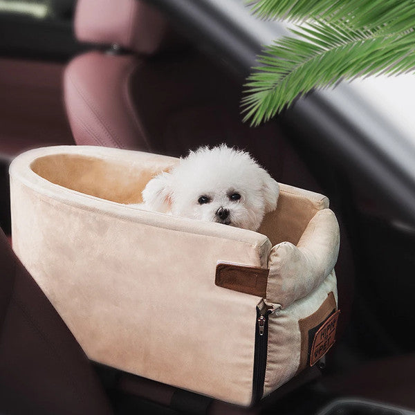 CozyCruise Travel Crate - Portable Dog Car Seat Bed