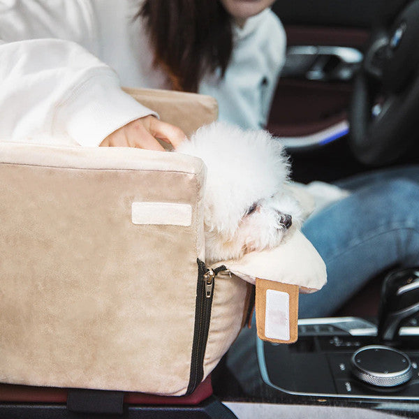CozyCruise Travel Crate - Portable Dog Car Seat Bed