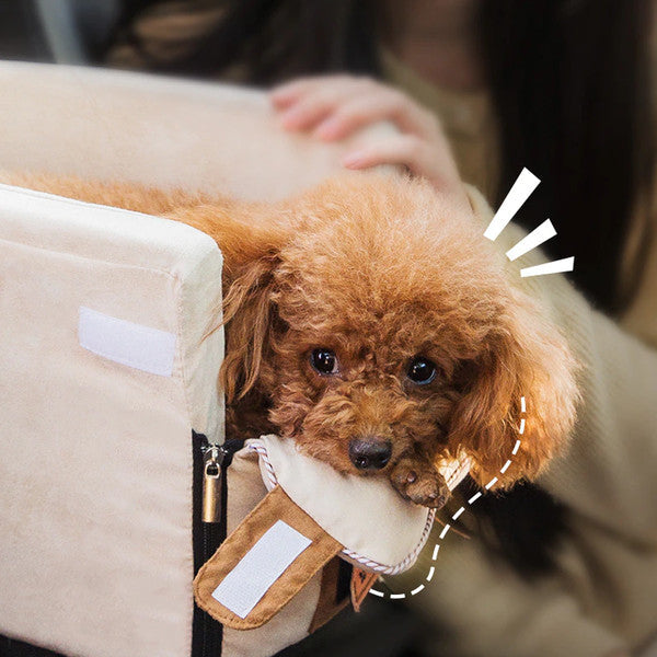 CozyCruise Travel Crate - Portable Dog Car Seat Bed