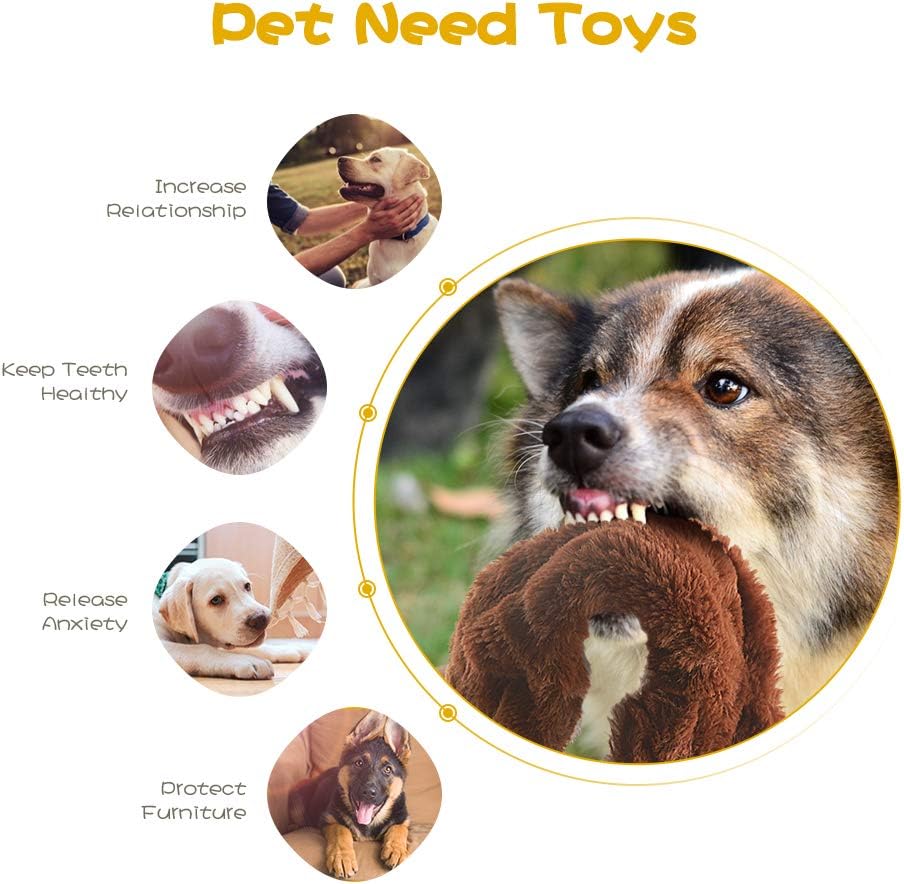SqueakyBuddy Stuffing-Free Plush Dog Toy