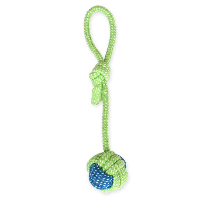 TugSphere Rope Dog Toy - Durable Cotton Tug & Fetch Ball