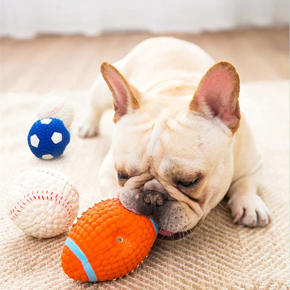 TitanBite Chew Toy - Durable Interactive Dog Chewing Ball