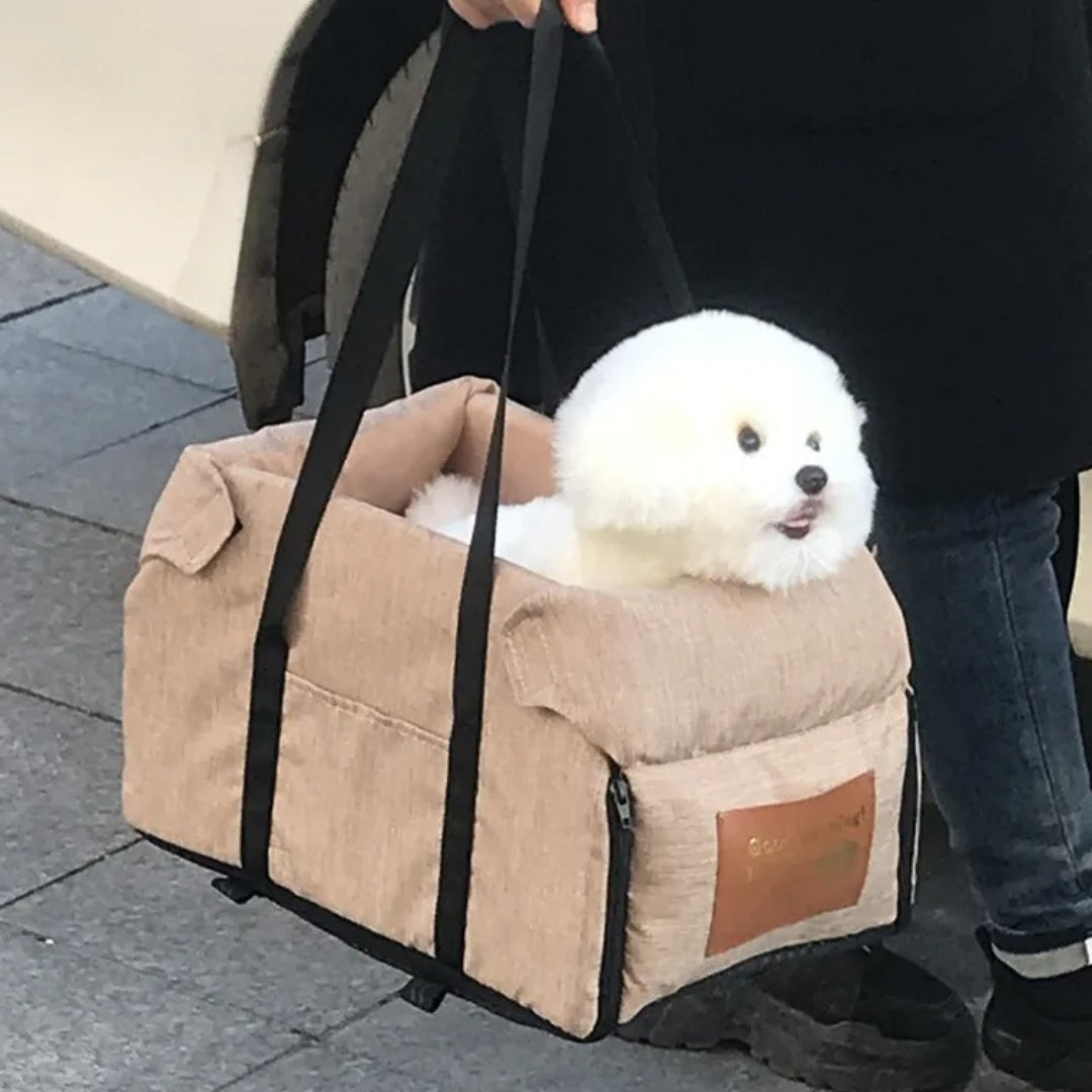 TravelNest Pet Car Seat - Portable Booster Cushion for Pets